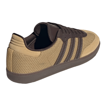 adidas Samba OG Golden Beige Dark Brown Back