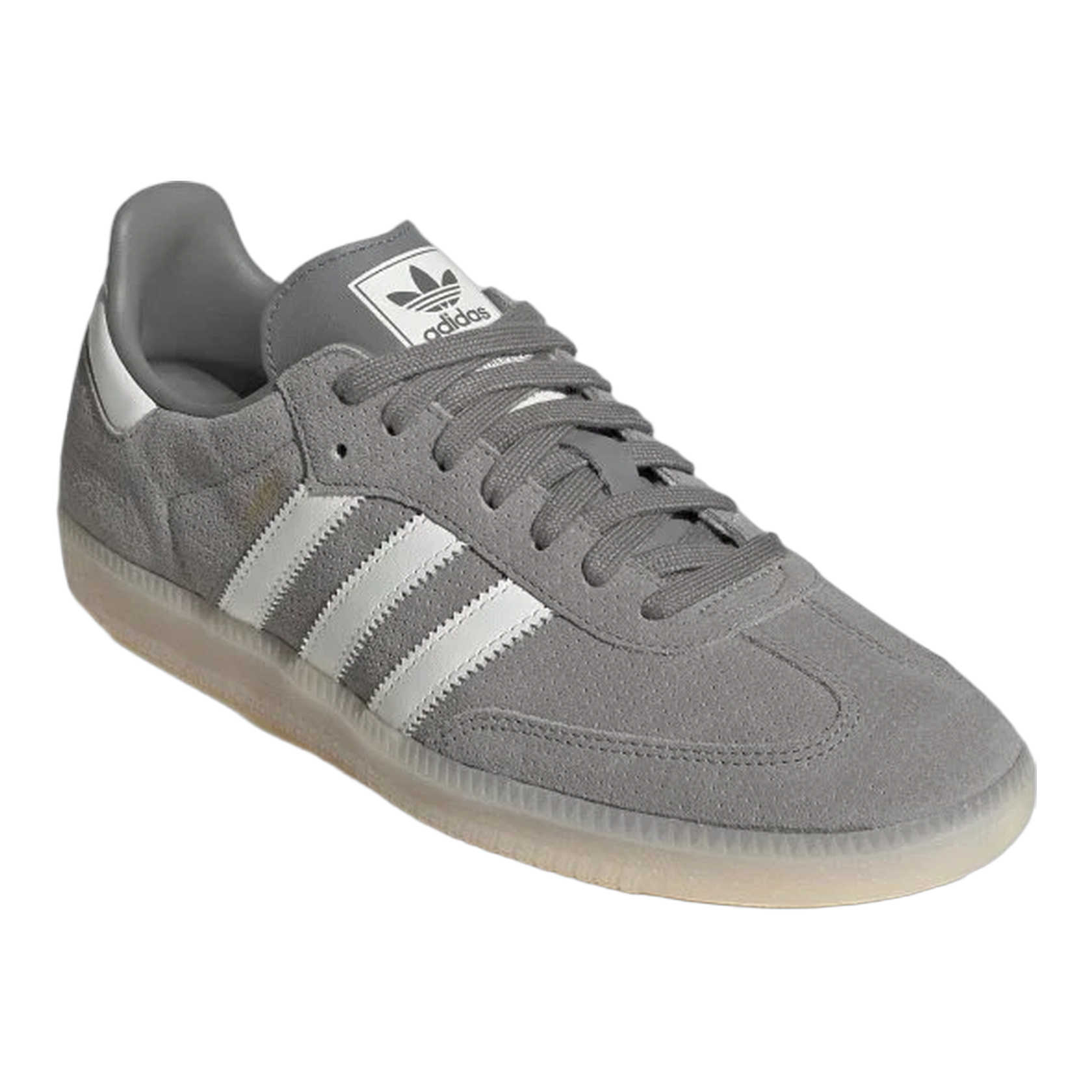 adidas Samba OG Grey Bliss Orange Side HP7905