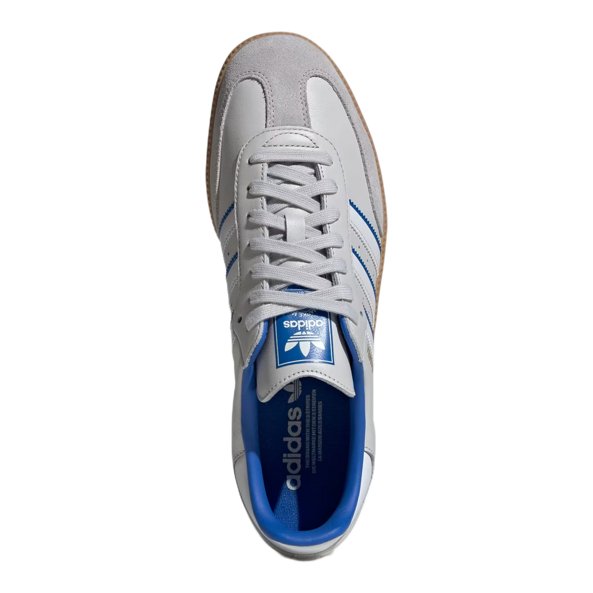 adidas Samba OG Grey One Blue Oben ID1478