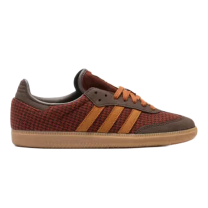 adidas Samba OG Houndstooth Aurora Coffee Burnt Sienna KJ2396