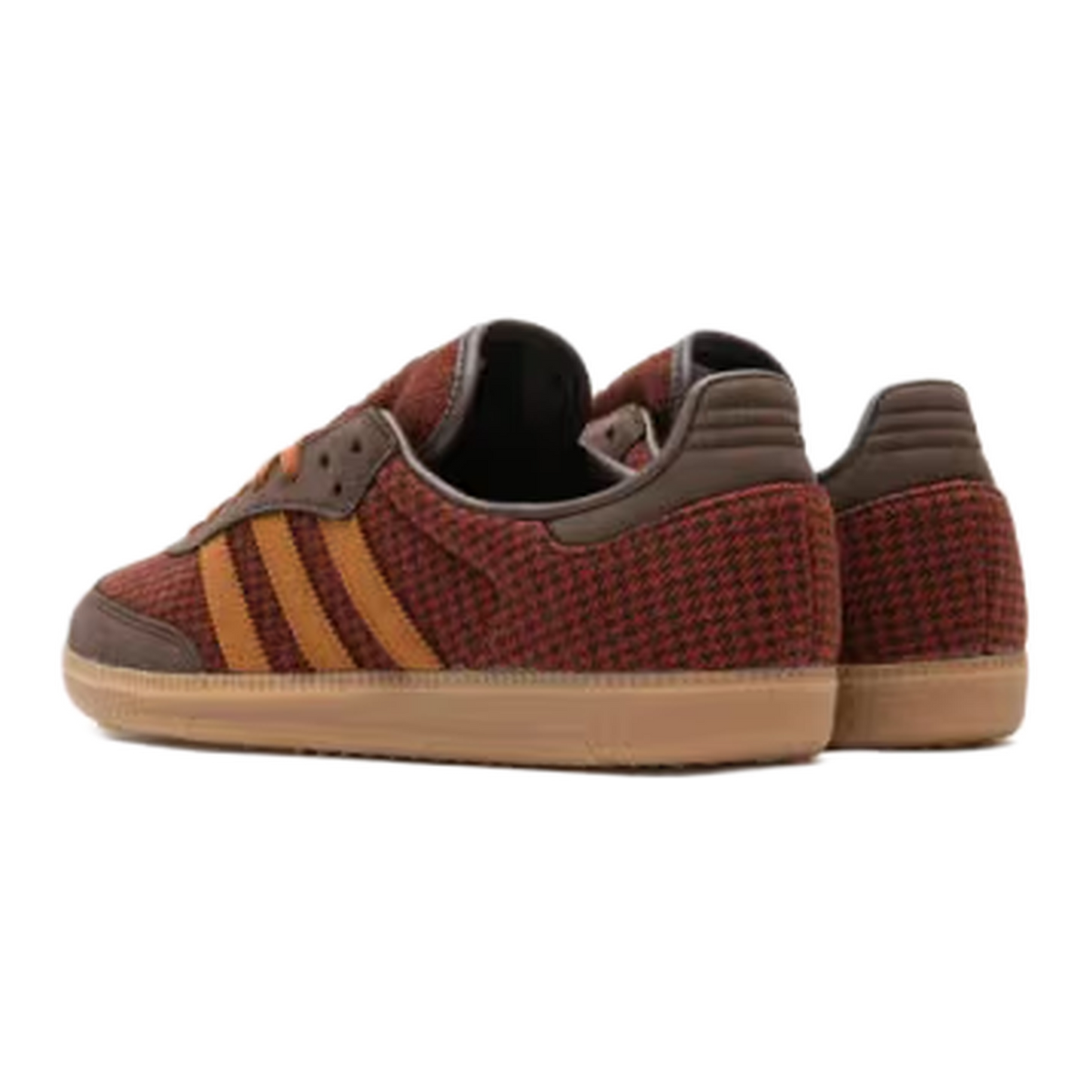 adidas Samba OG Houndstooth Aurora Coffee Burnt Sienna Back KJ2396