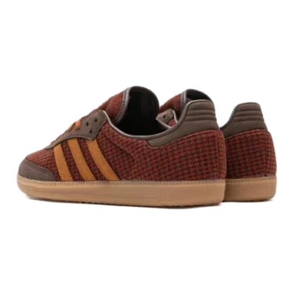 adidas Samba OG Houndstooth Aurora Coffee Burnt Sienna Back KJ2396