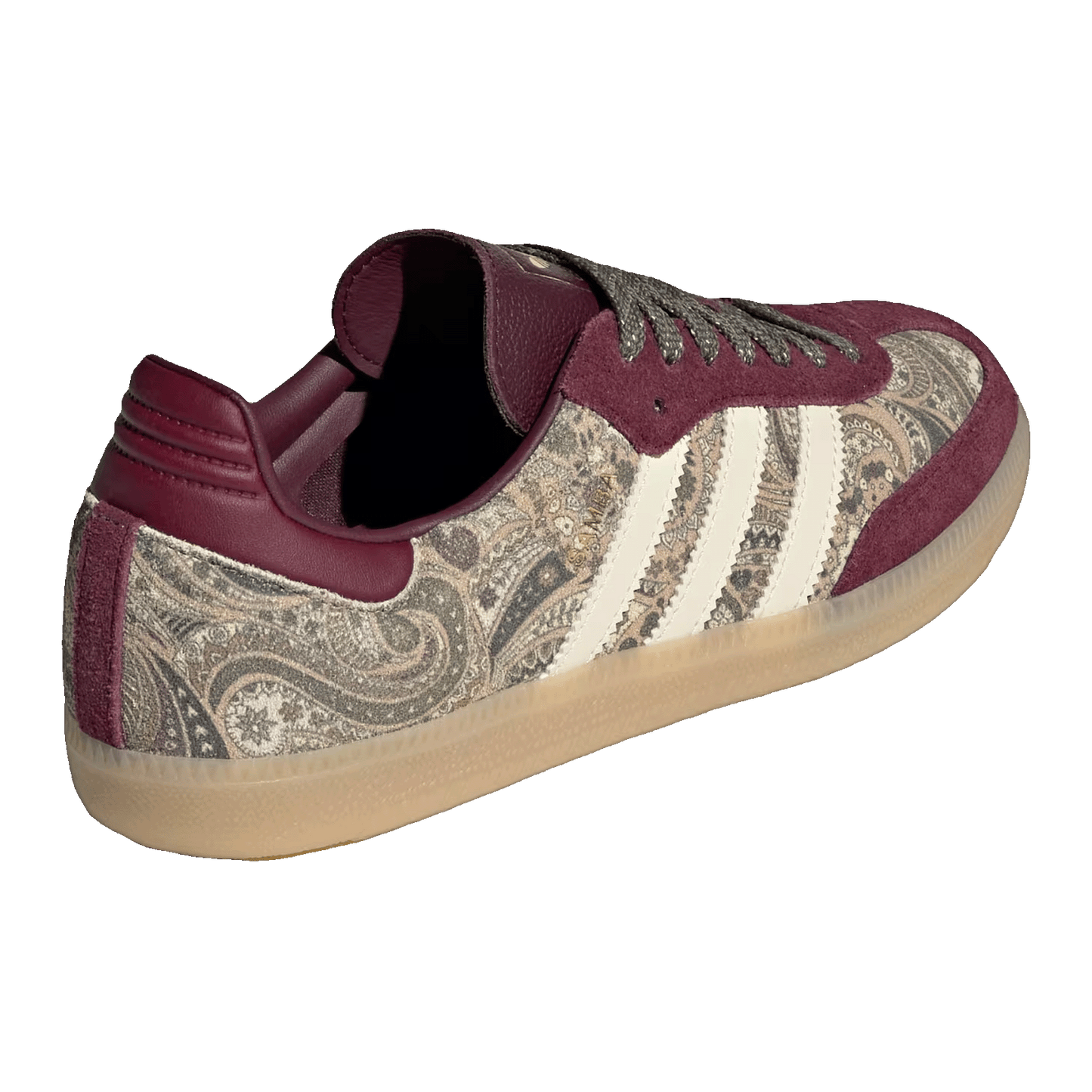 adidas Samba OG Liberty London Maroon Warm Vanilla (W) Back KH9802