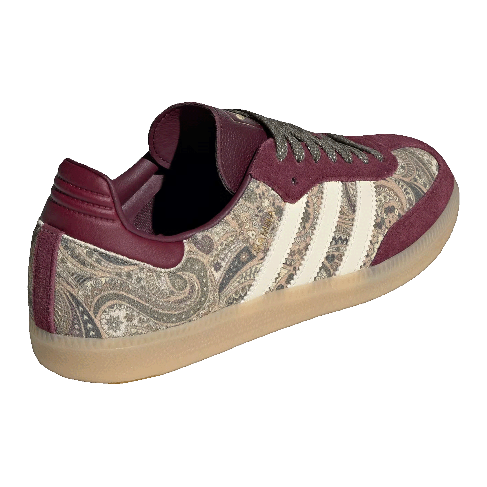 adidas Samba OG Liberty London Maroon Warm Vanilla (W) Back KH9802