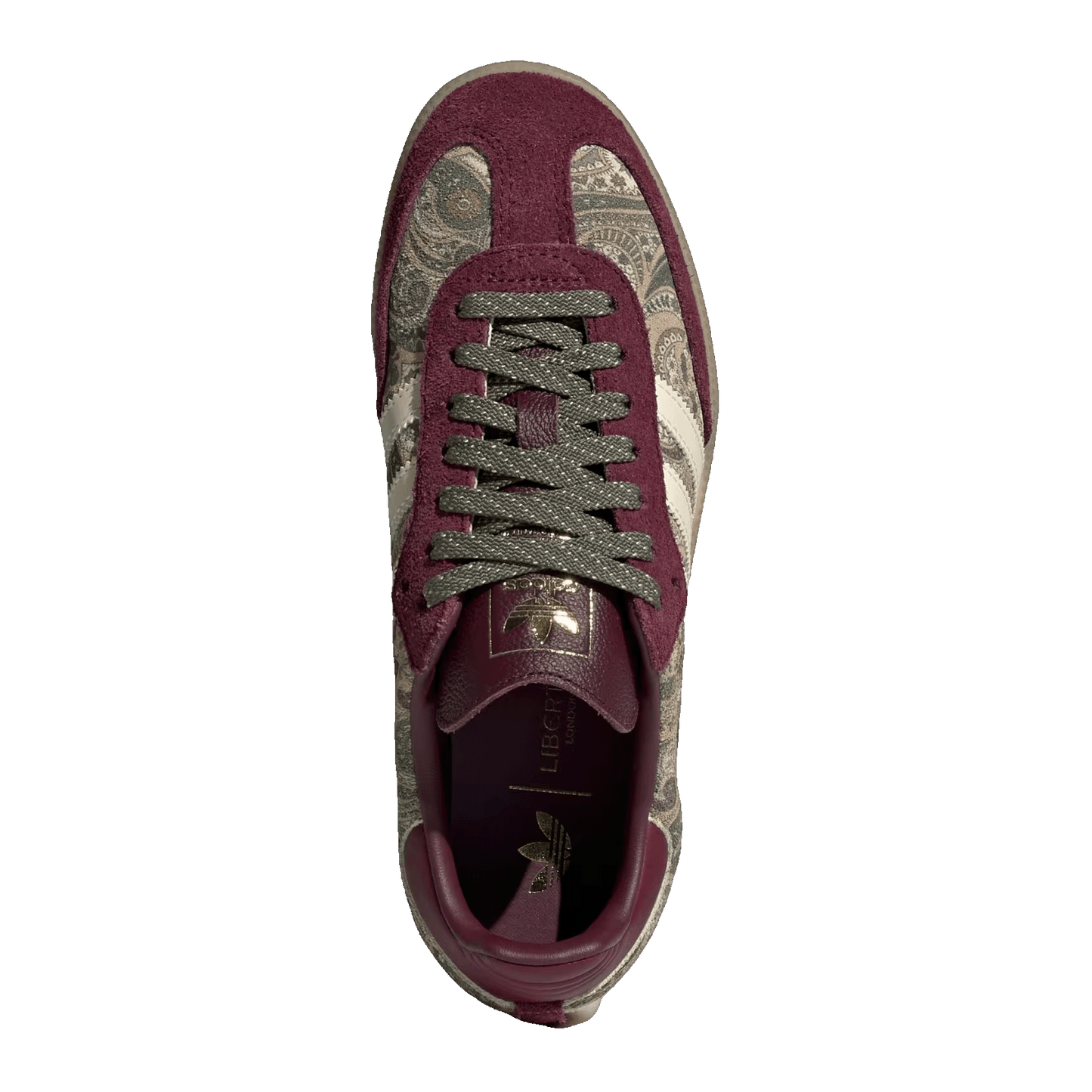 adidas Samba OG Liberty London Maroon Warm Vanilla (W) Oben KH9802