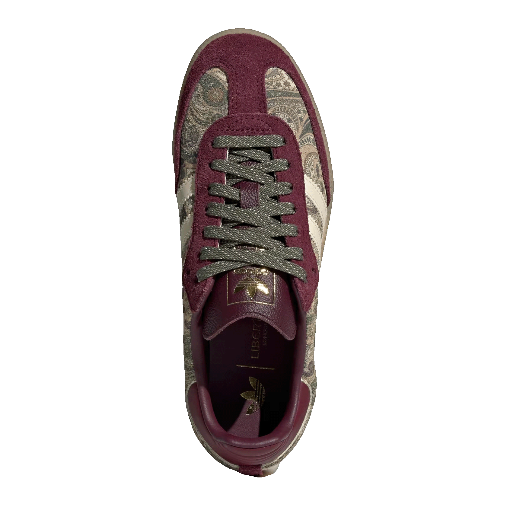 adidas Samba OG Liberty London Maroon Warm Vanilla (W) Oben KH9802