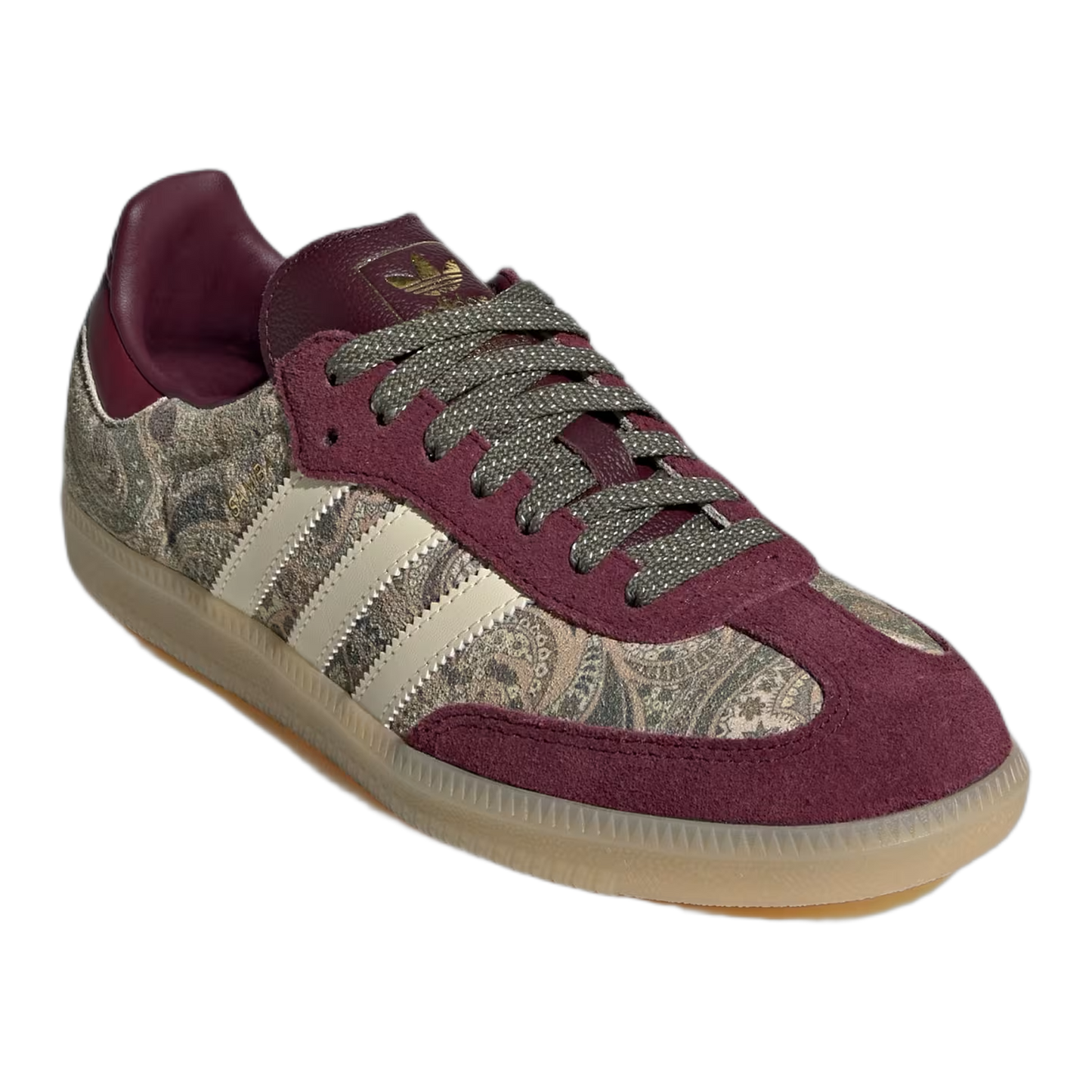adidas Samba OG Liberty London Maroon Warm Vanilla (W) Side KH9802
