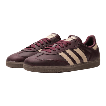 adidas Samba OG Maroon Crystal Sand (W) Side