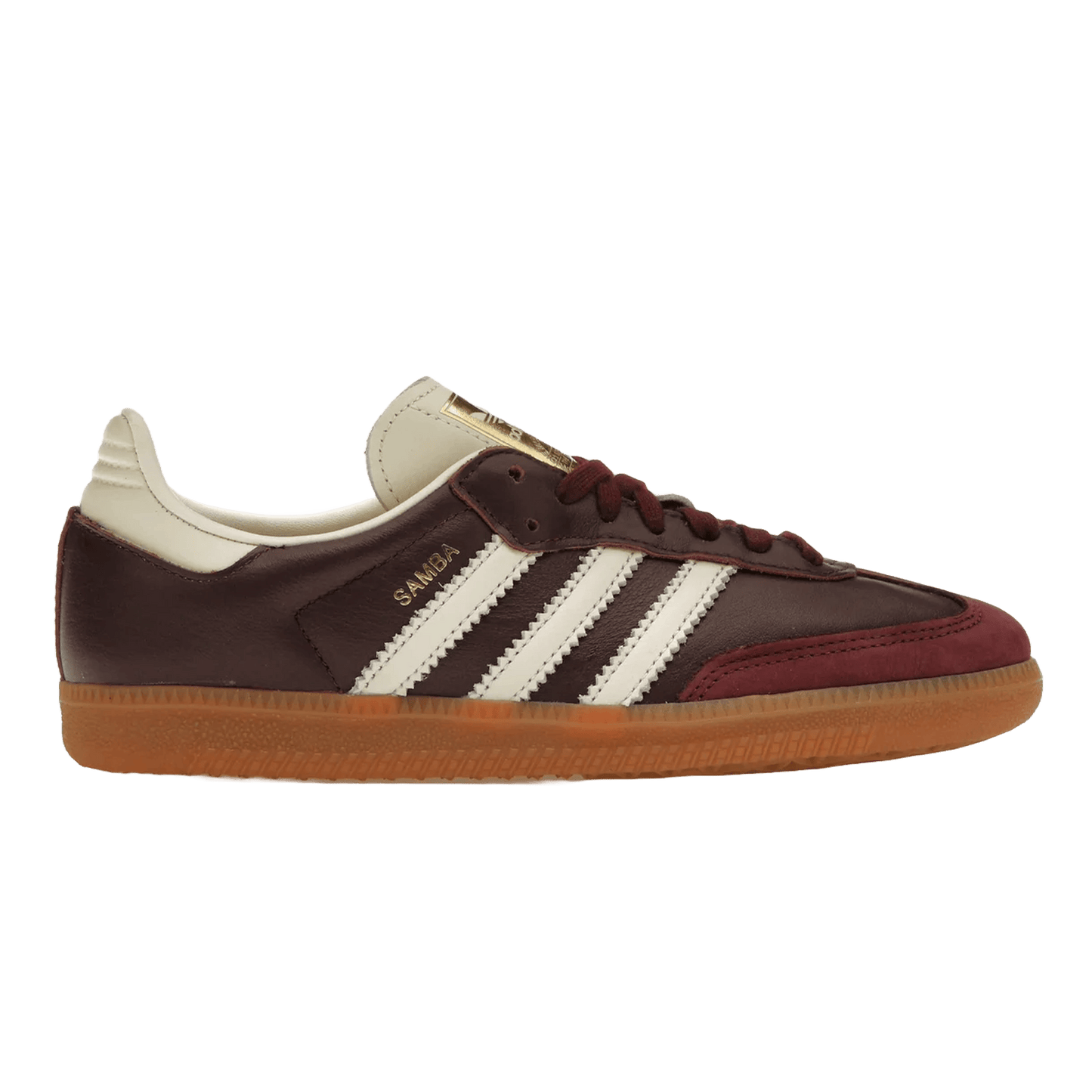 adidas Samba OG Maroon Gold Metallic (W)