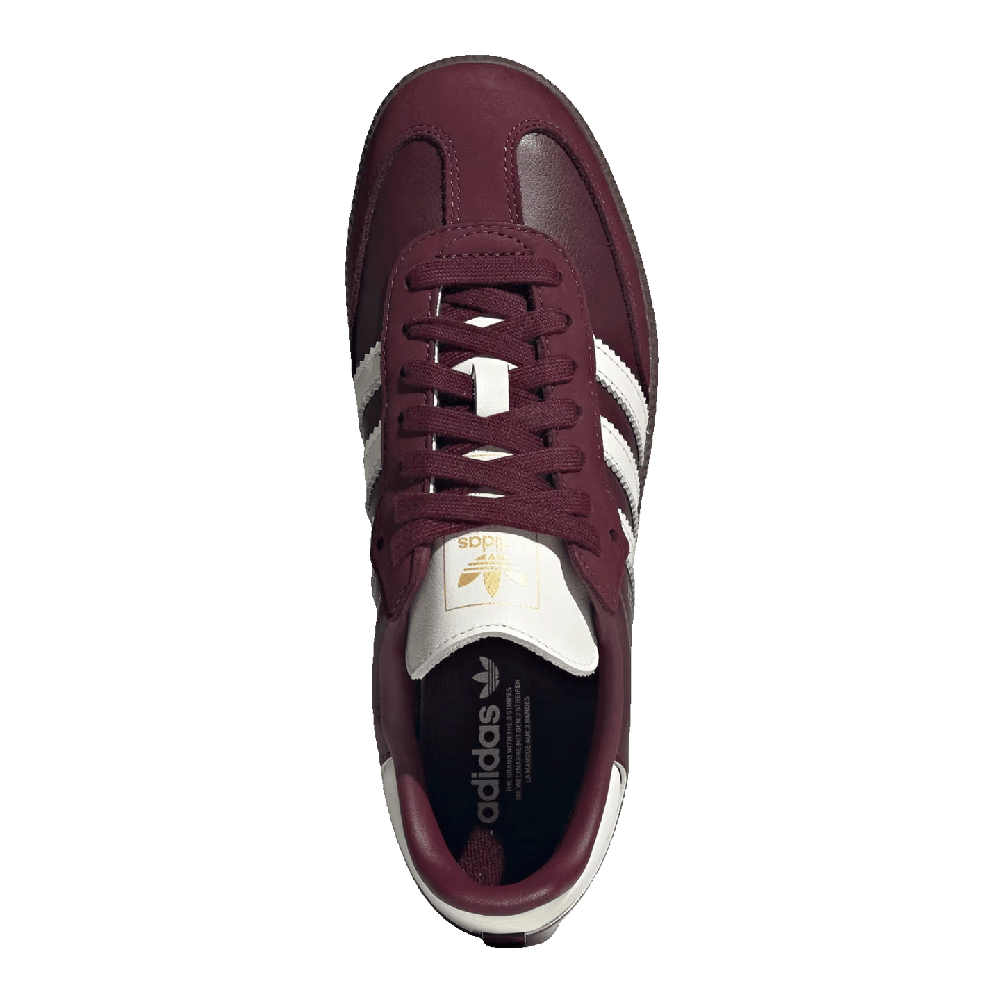 adidas Samba OG Maroon Off White Gum (W) Oben