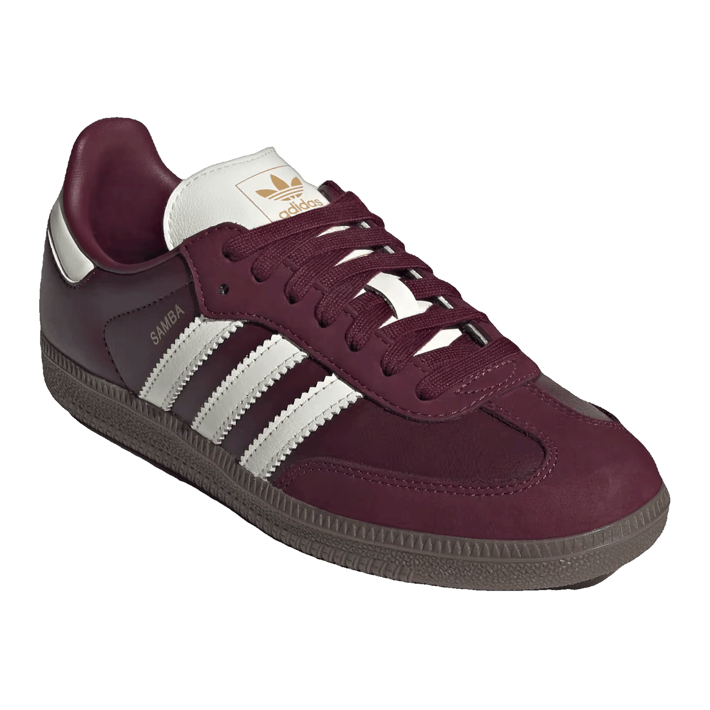 adidas Samba OG Maroon Off White Gum (W) Side