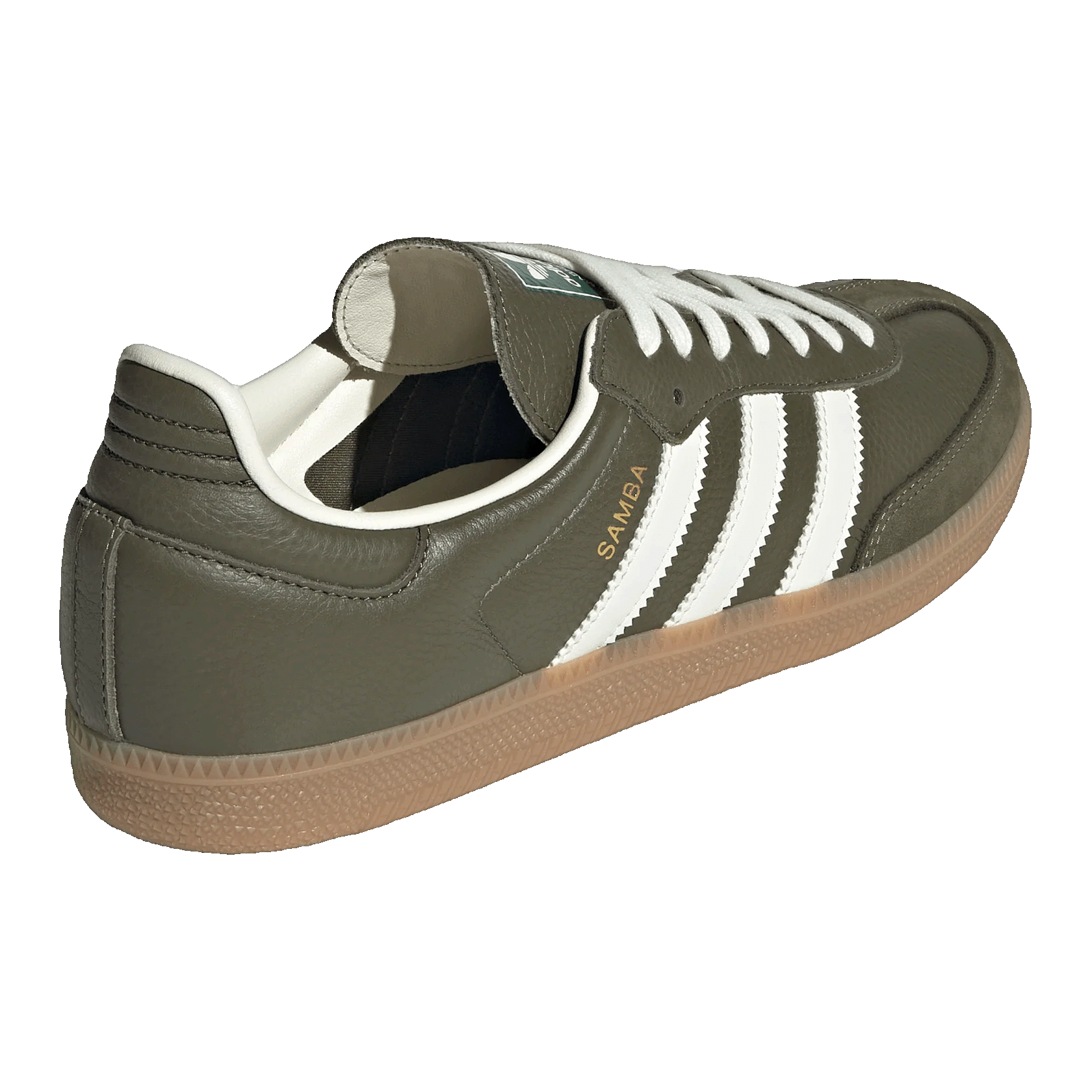 adidas Samba OG Medium Raw Khaki Gum Back
