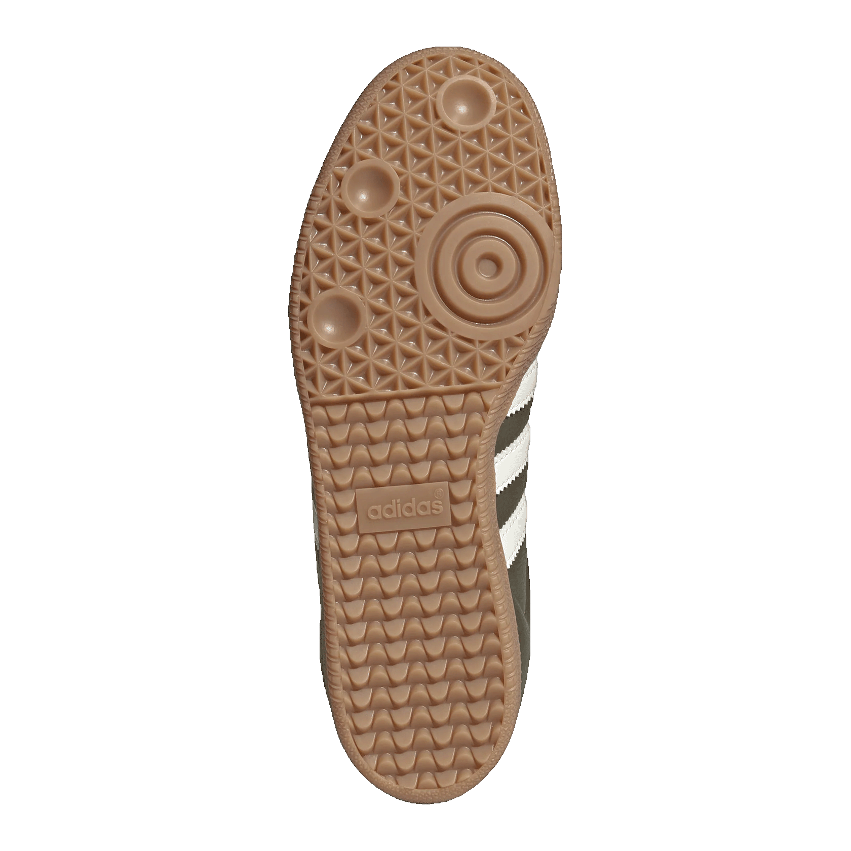 adidas Samba OG Medium Raw Khaki Gum Sohle