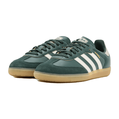 adidas Samba OG Mineral Green Off White Putty Grey (GS) Side