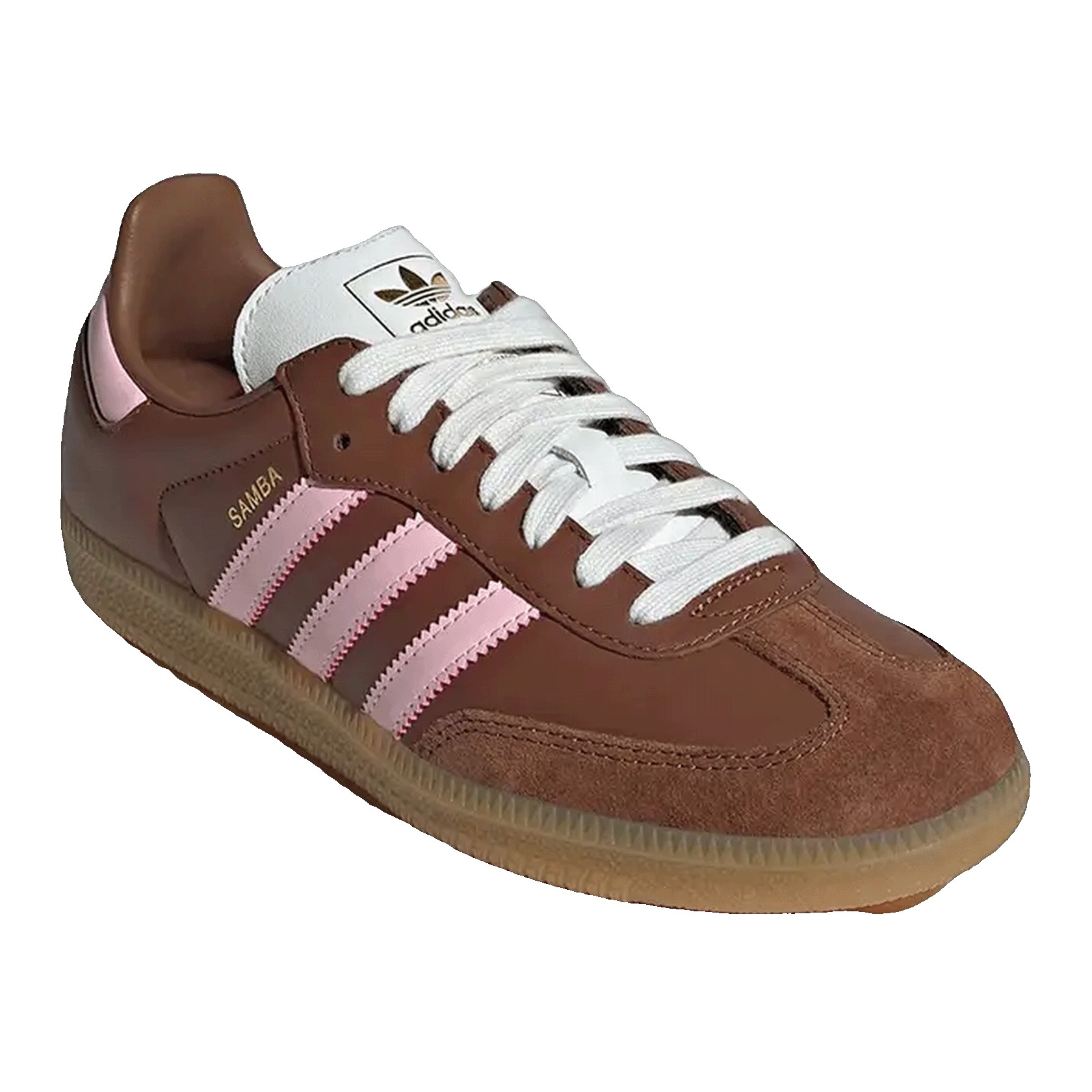 adidas Samba OG Neapolitan Pack Preloved Brown Clear Pink (W) Side JS4092