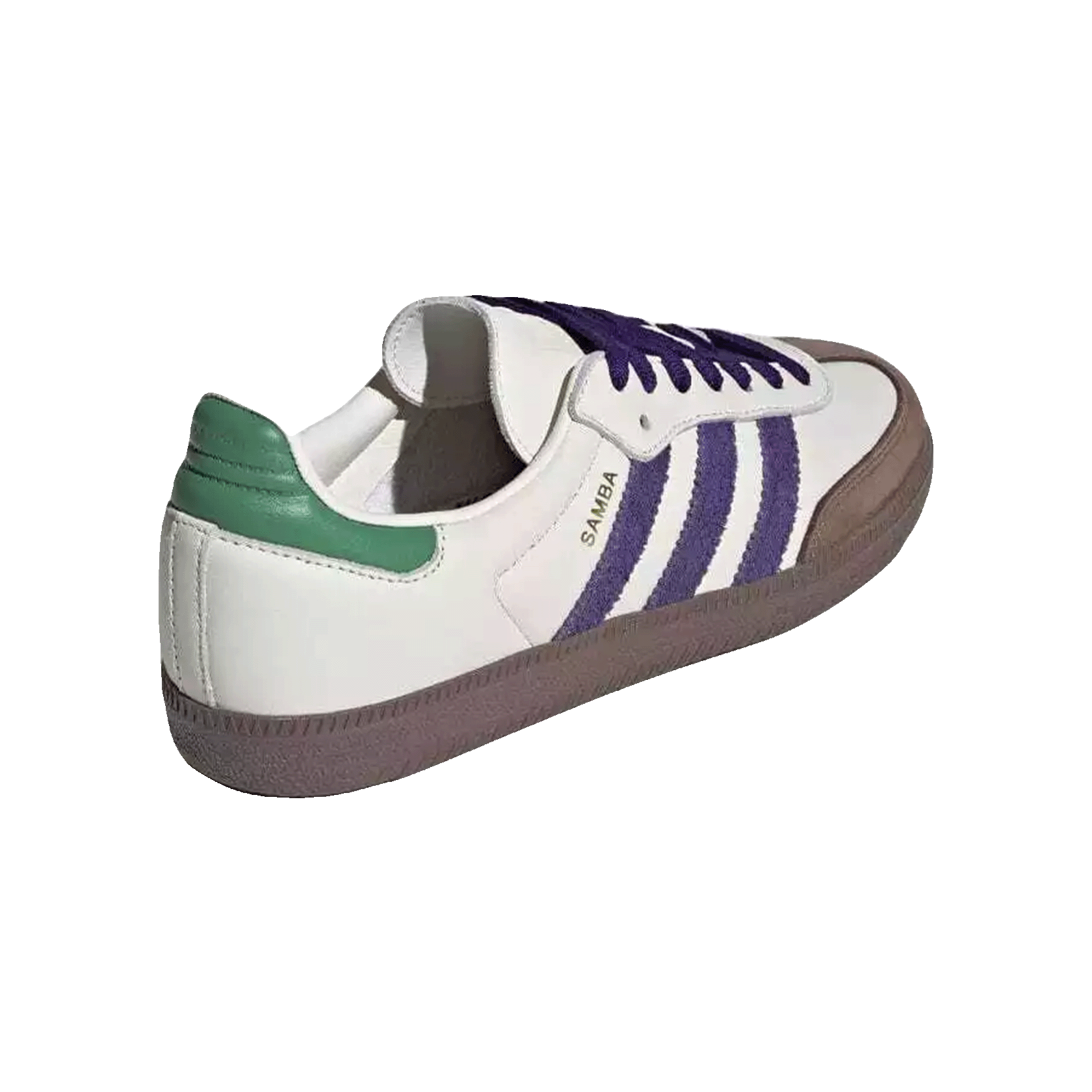 adidas Samba OG Off White Core Purple Green Brown (W) Back