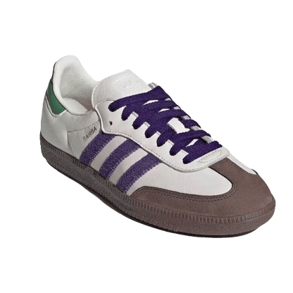 adidas Samba OG Off White Core Purple Green Brown (W) Side
