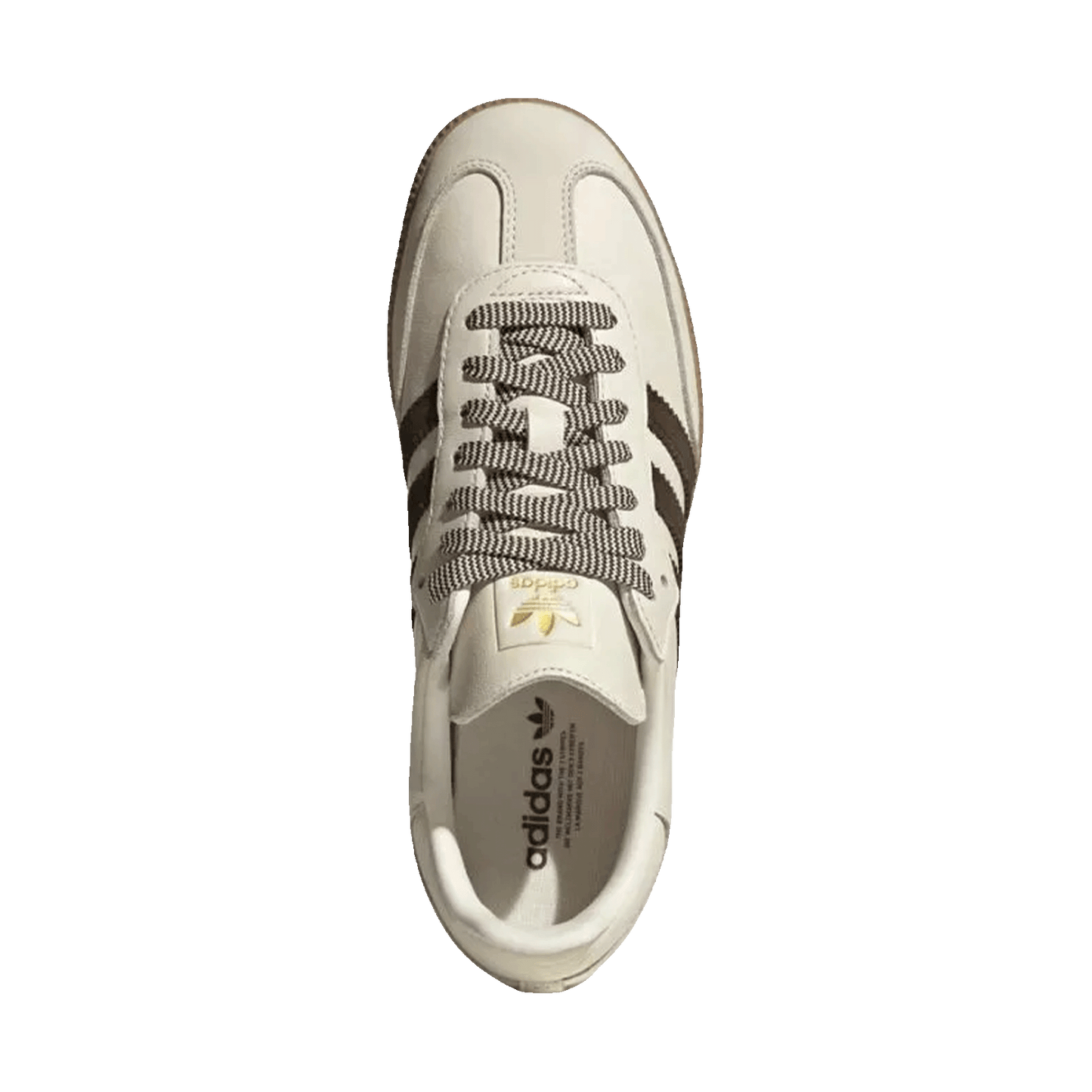adidas Samba OG Off White Dark Brown (W) Oben