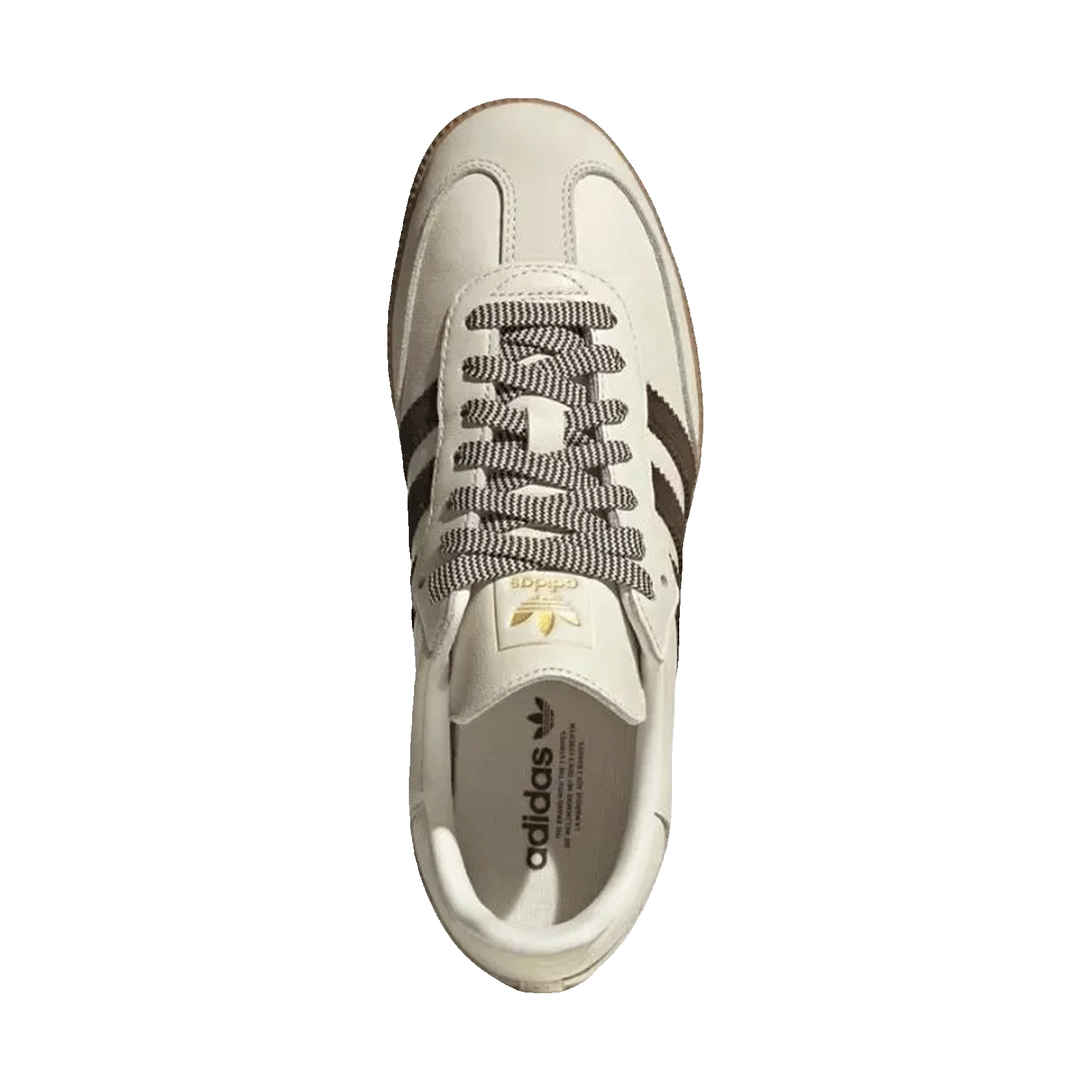 adidas Samba OG Off White Dark Brown (W) Oben