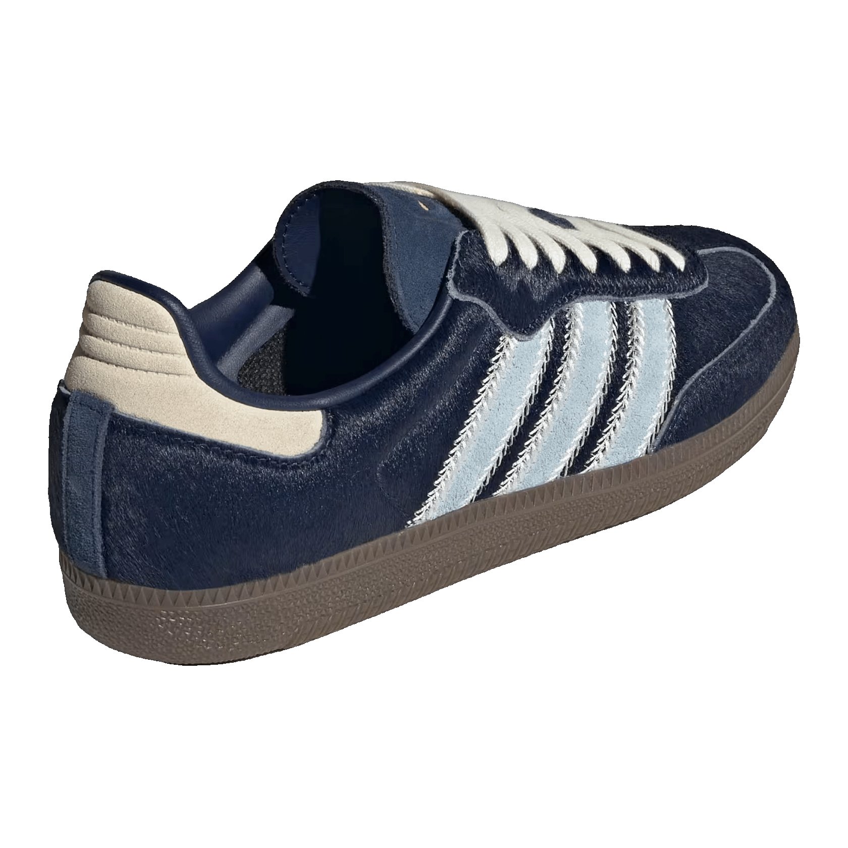adidas Samba OG Pony Hair Night Indigo Clear Sky (W) Back JS3934
