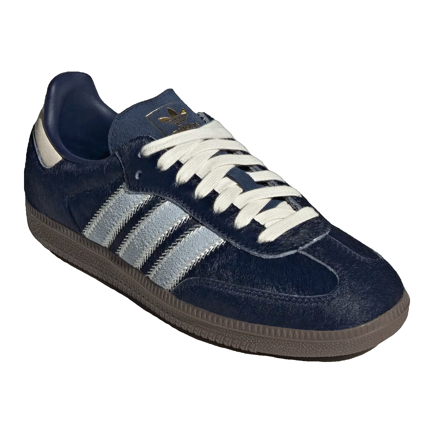 adidas Samba OG Pony Hair Night Indigo Clear Sky (W) Side JS3934