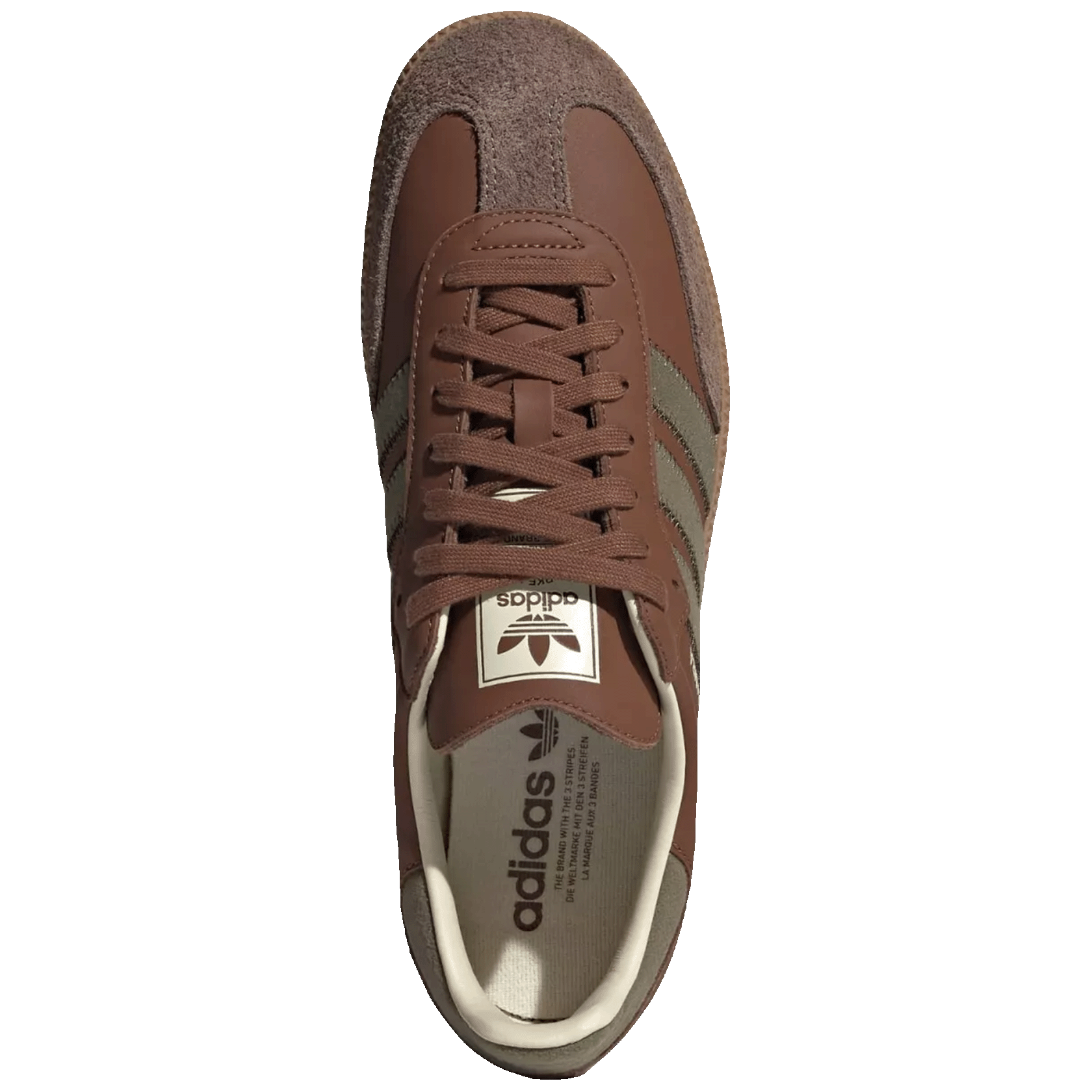 adidas Samba OG Preloved Brown Olive Strata Oben
