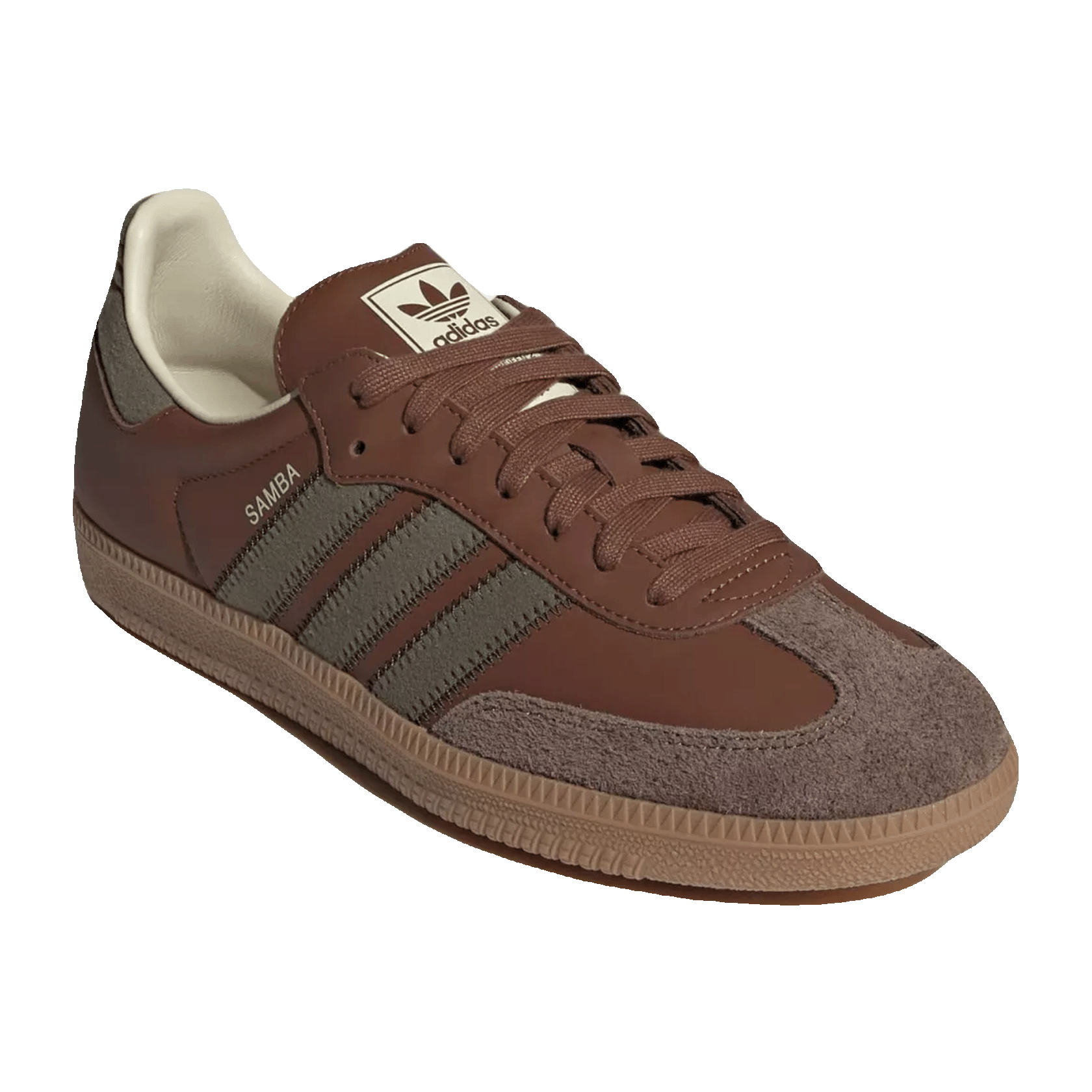 adidas Samba OG Preloved Brown Olive Strata Side