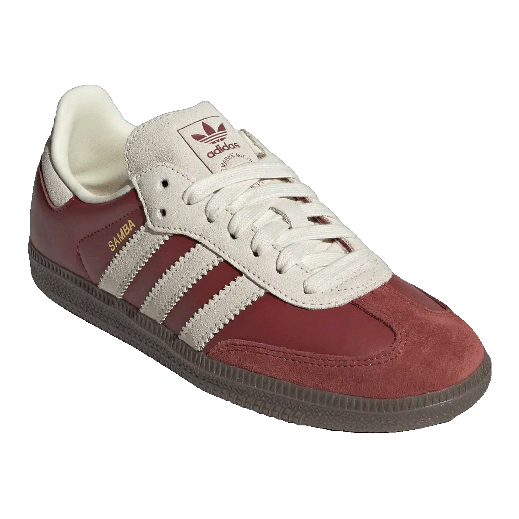 adidas Samba OG Preloved Ruby Cream White (GS) Side JH7863