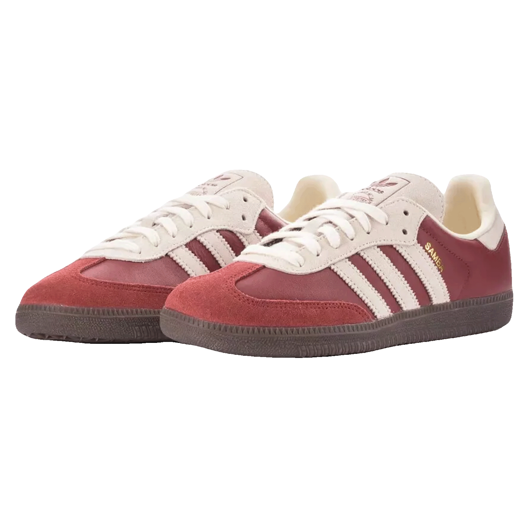 adidas Samba OG Preloved Ruby Cream White Side