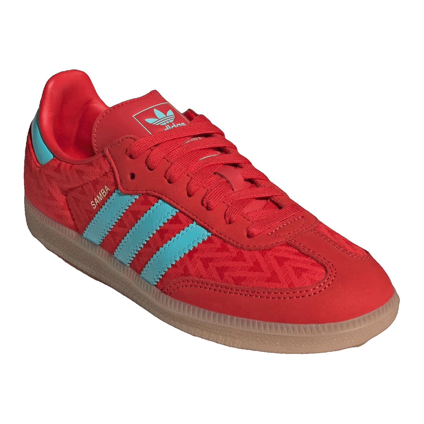 adidas Samba OG Red Pulse Aqua (W) Side IH3984