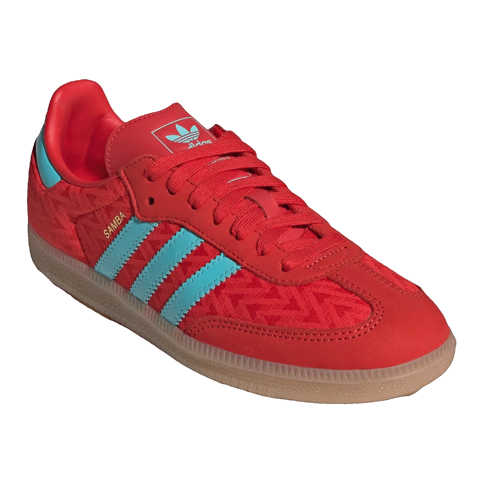 adidas Samba OG Red Pulse Aqua (W) Side IH3984