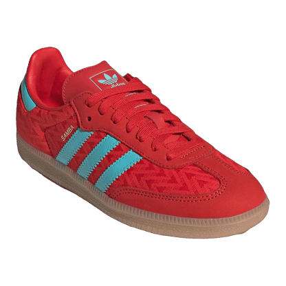 adidas Samba OG Red Pulse Aqua (W) Side IH3984