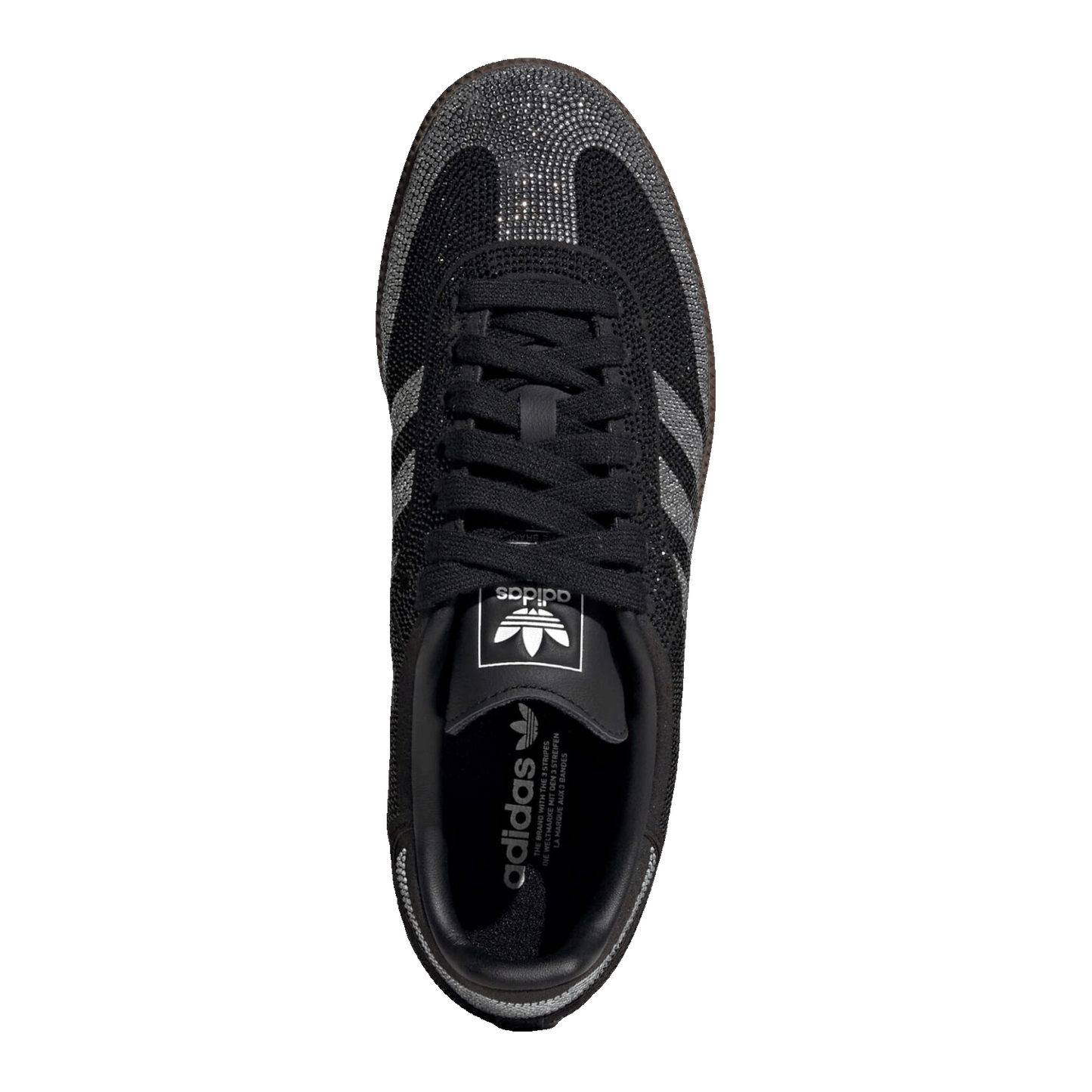 adidas Samba OG Rhinestone Black Silver (GS) Oben KK1974