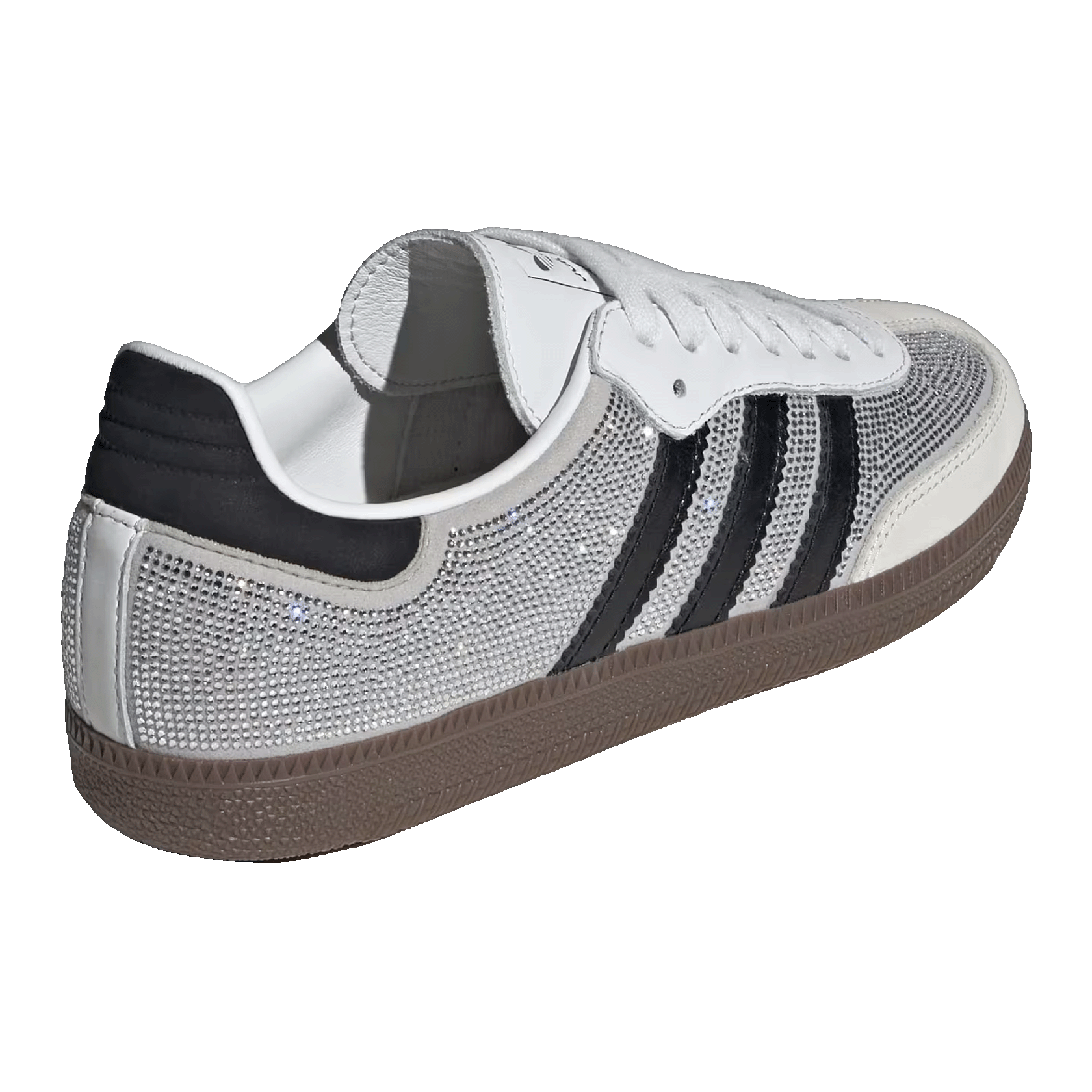 adidas Samba OG Rhinestone Crystal White Silver (W) Back IH9055