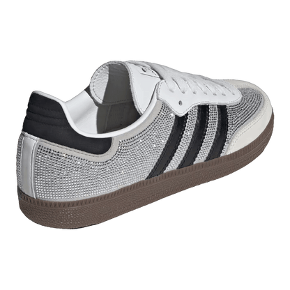 adidas Samba OG Rhinestone Crystal White Silver (W) Back IH9055