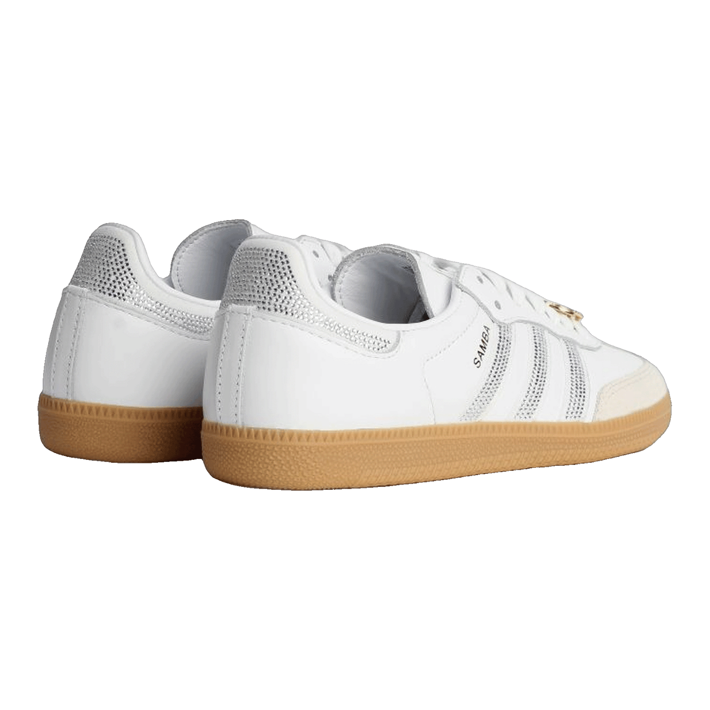adidas Samba OG Rhinestone White Silver (W) Back KJ2023