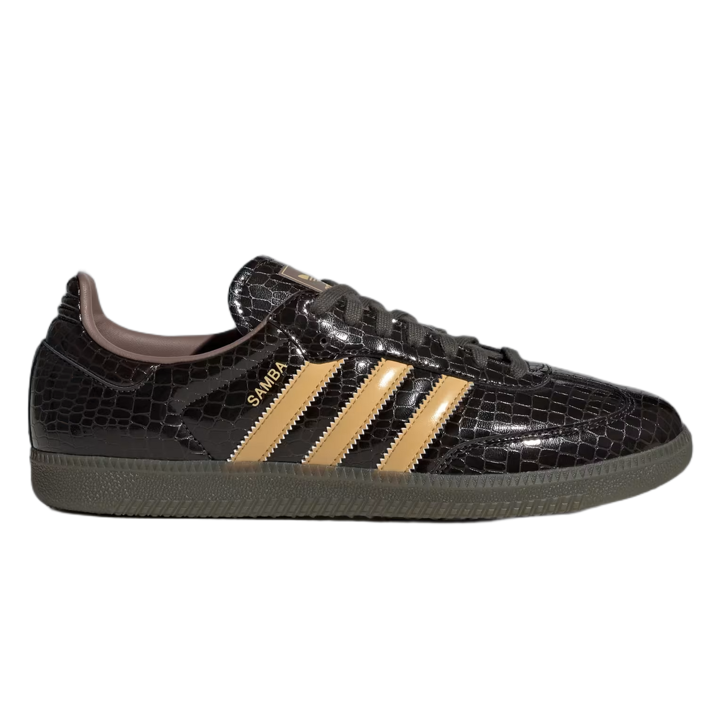 adidas Samba OG Satin Shadow Olive Oat Trace Brown KI6280