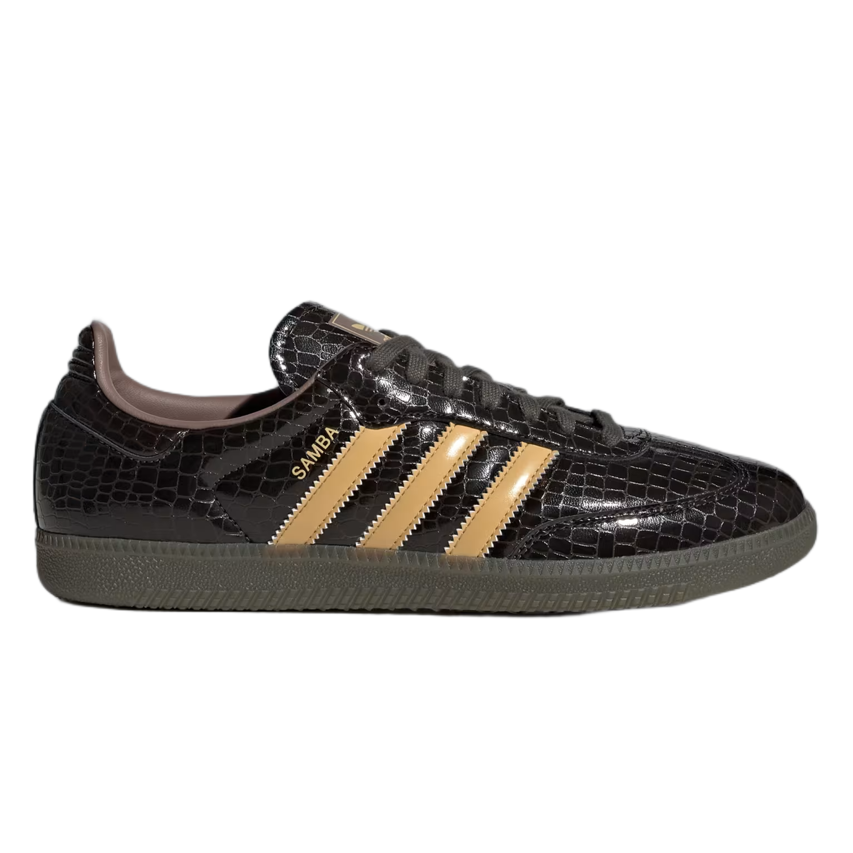 adidas Samba OG Satin Shadow Olive Oat Trace Brown KI6280