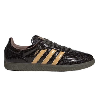 adidas Samba OG Satin Shadow Olive Oat Trace Brown KI6280