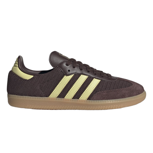 adidas Samba OG Shadow Brown Powder Yellow (W) JR8167