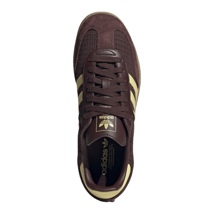 adidas Samba OG Shadow Brown Powder Yellow (W) Oben JR8167
