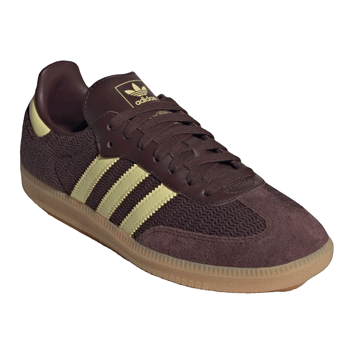adidas Samba OG Shadow Brown Powder Yellow (W) Side JR8167