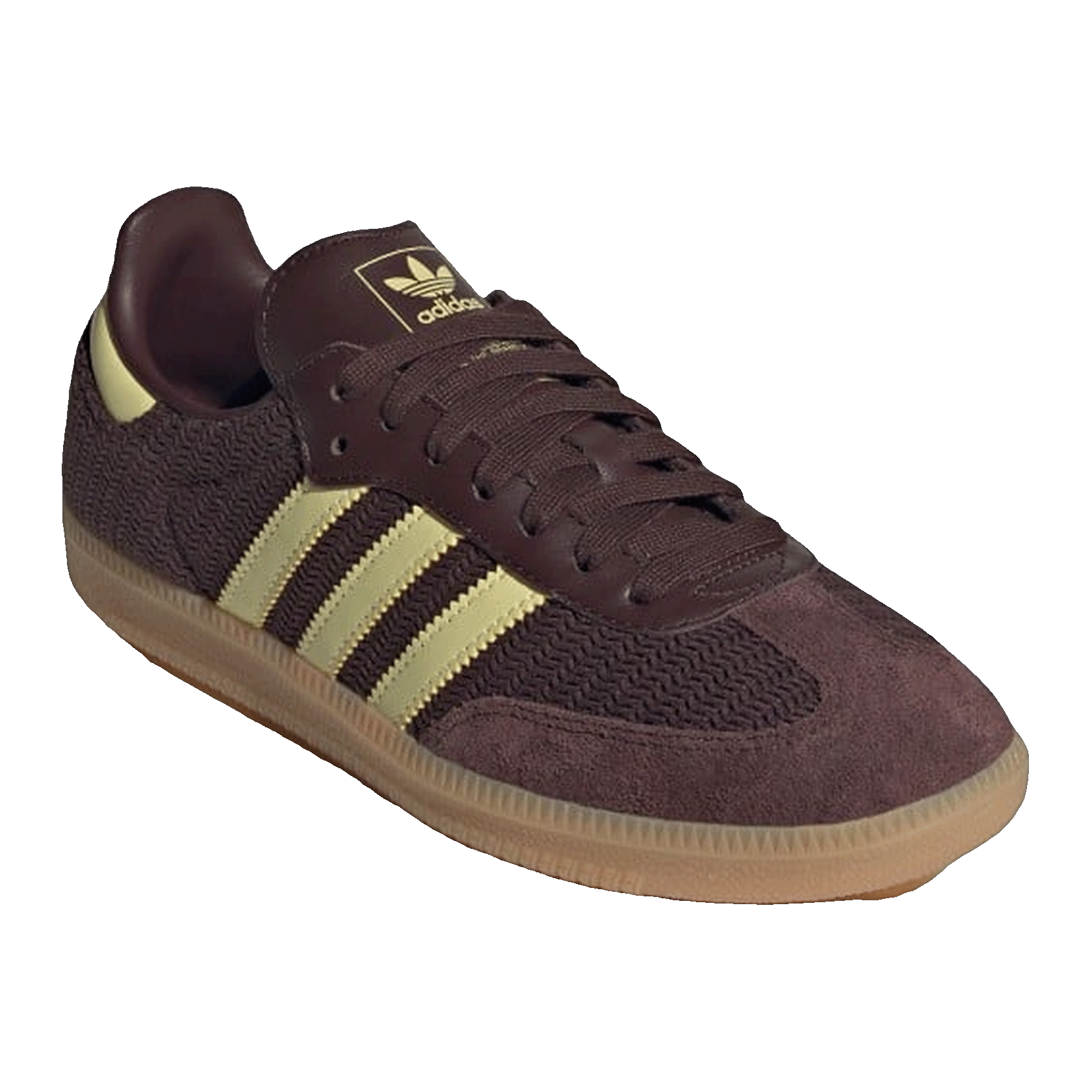 adidas Samba OG Shadow Brown Powder Yellow (W) Side JR8167