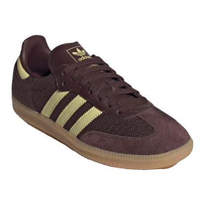 adidas Samba OG Shadow Brown Powder Yellow (W) Side JR8167