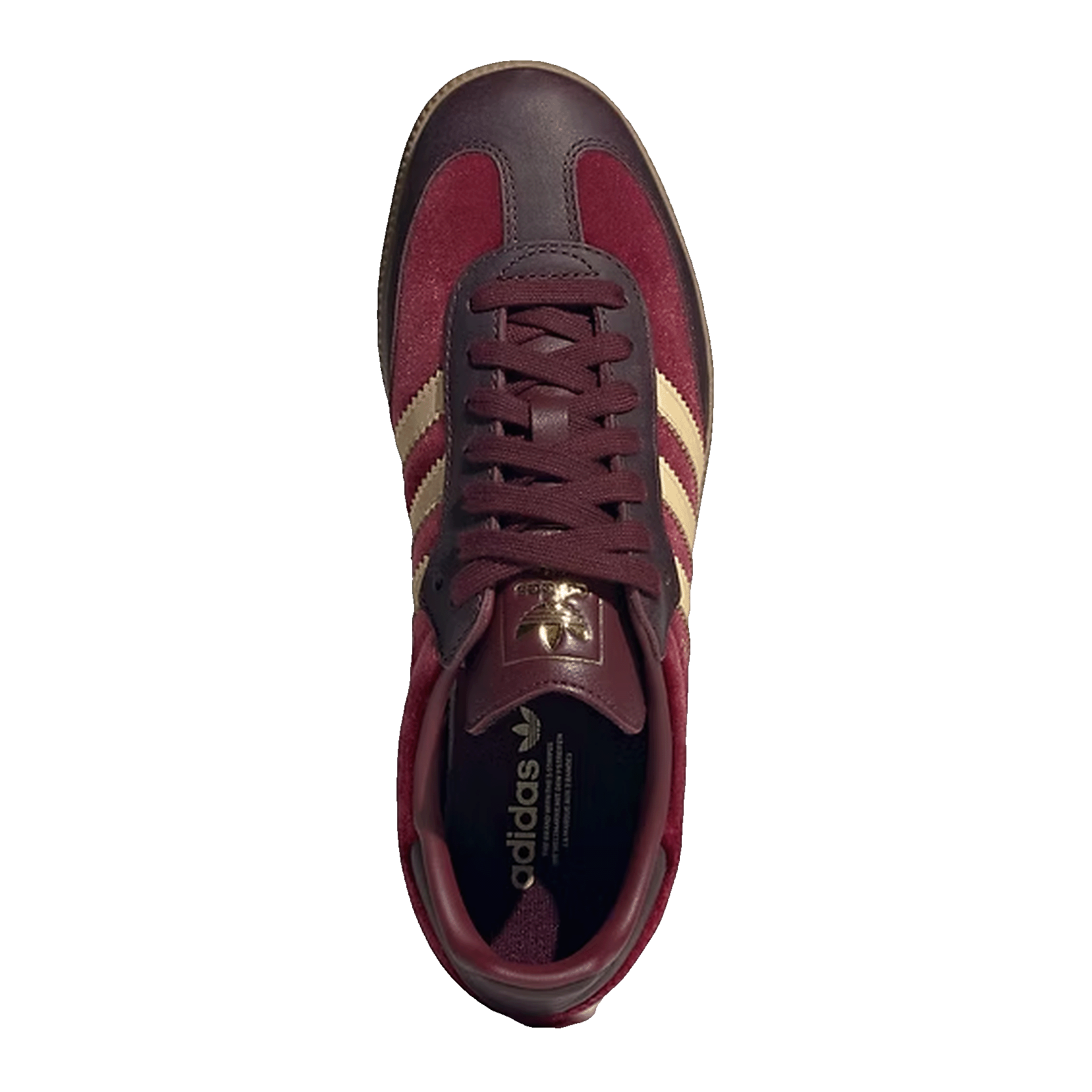adidas Samba OG Shadow Red Velvet (W) Oben JS1394