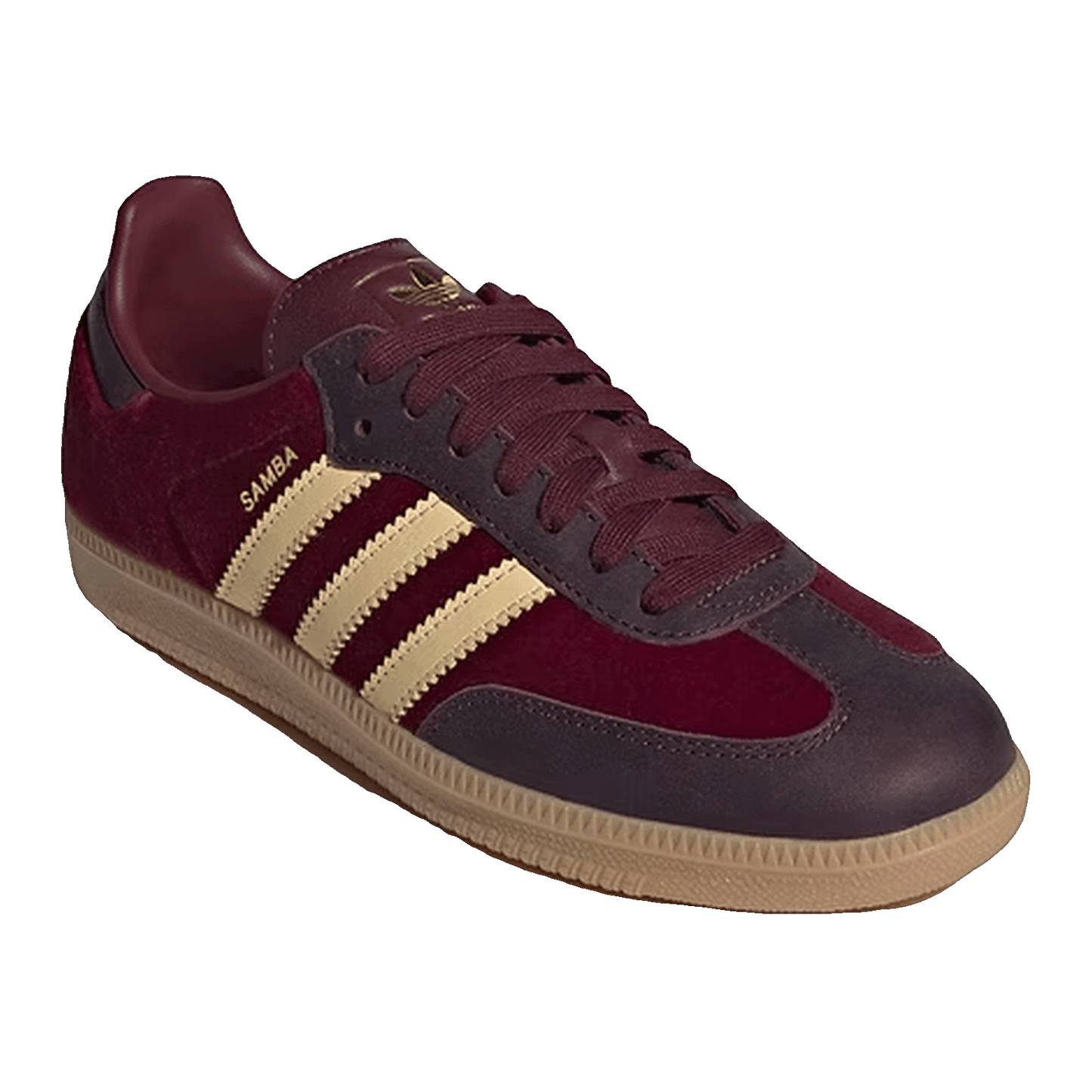adidas Samba OG Shadow Red Velvet (W) Side JS1394