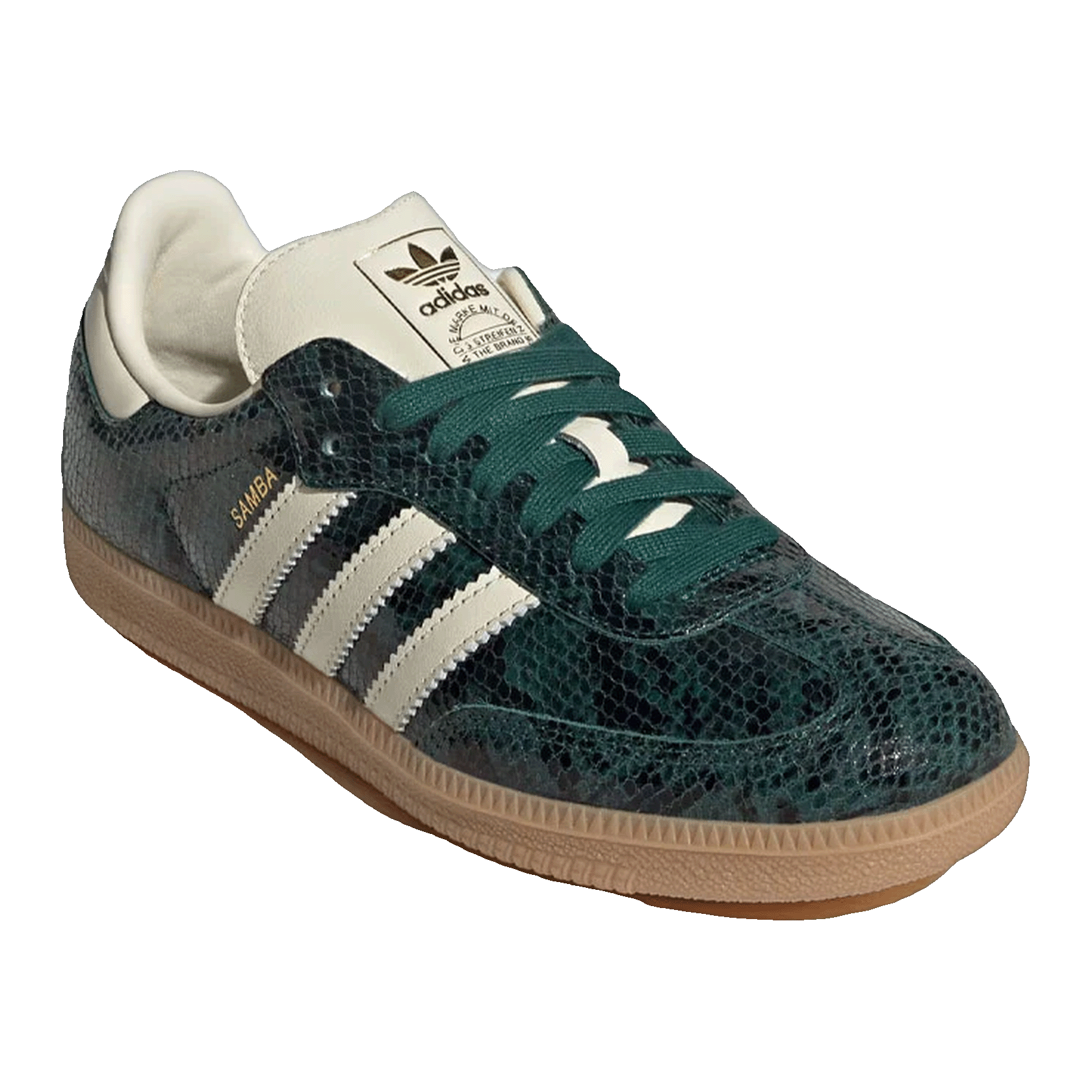 adidas Samba OG Snakeskin Collegiate Green (W) Side