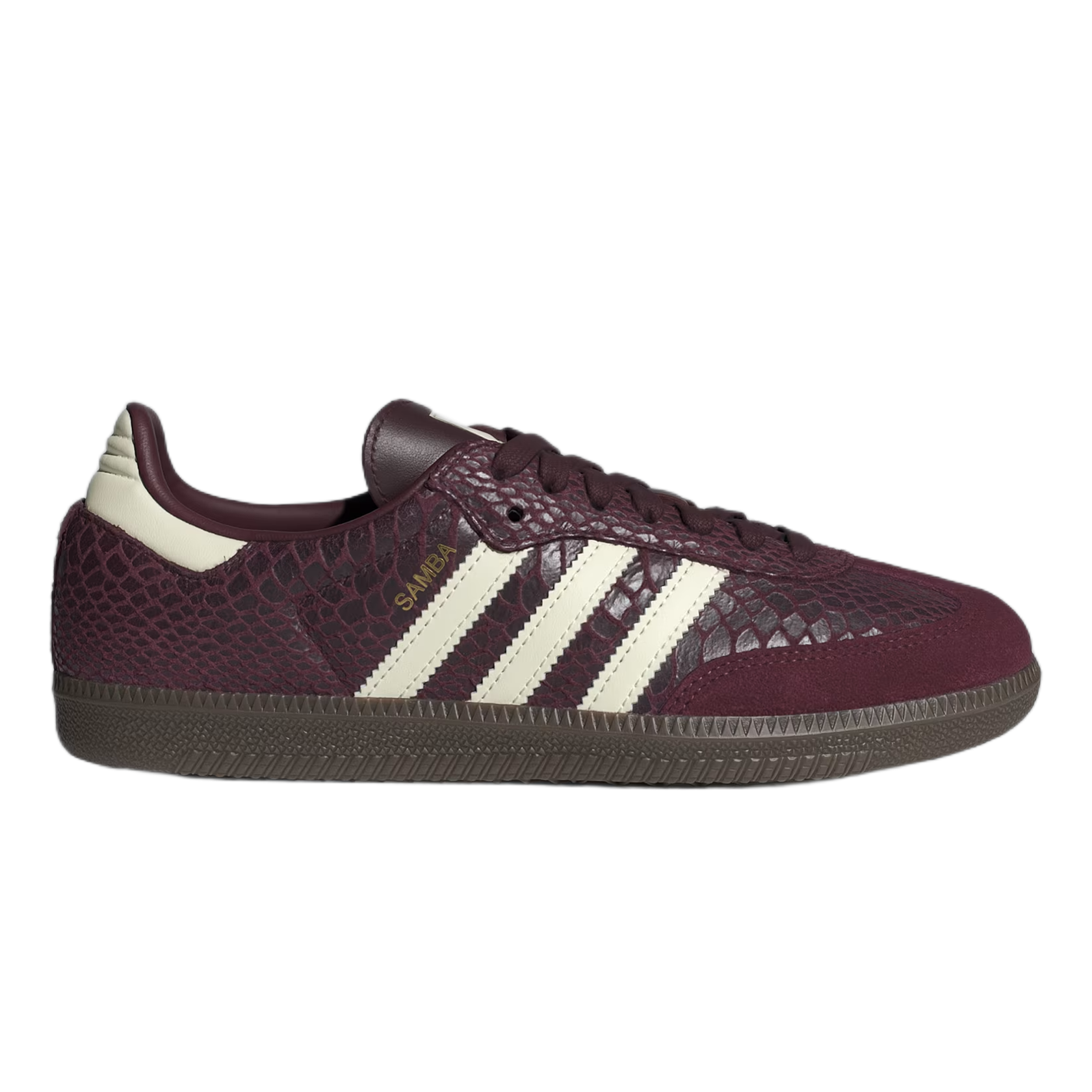 adidas Samba OG Snakeskin Maroon Cream White (W) IH3979