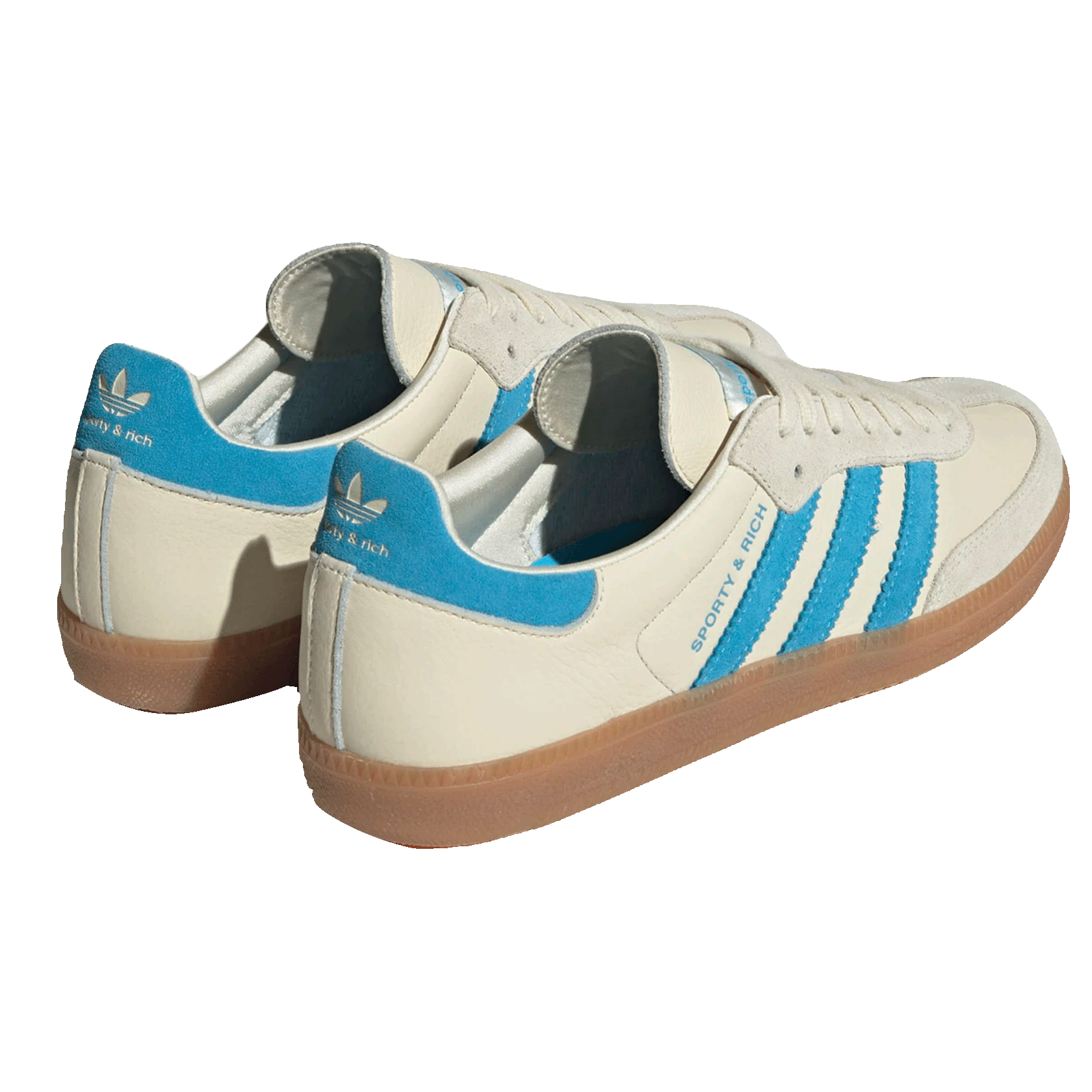 adidas Samba OG Sporty & Rich Cream Blue Back