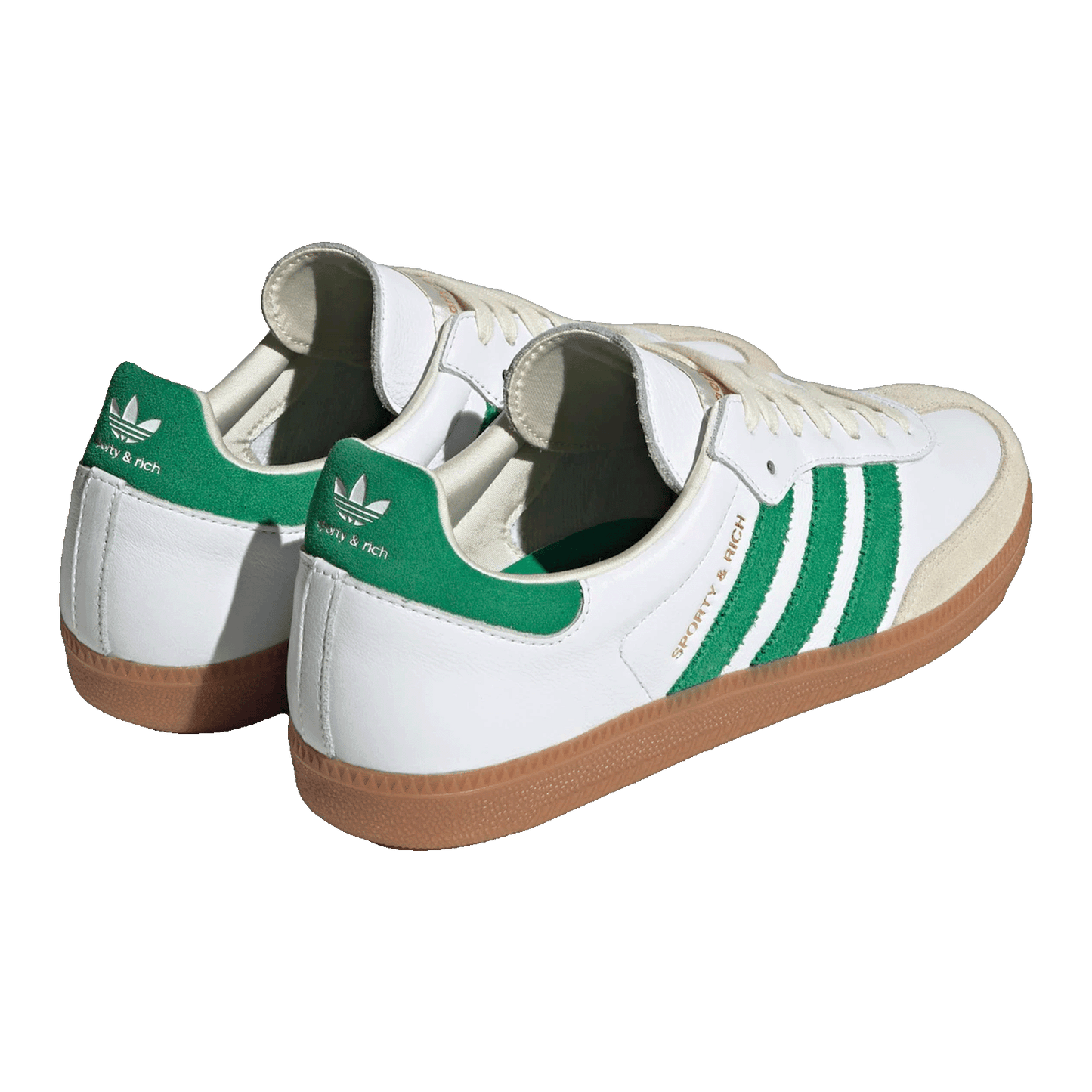 adidas Samba OG Sporty & Rich White Green Back HQ6075